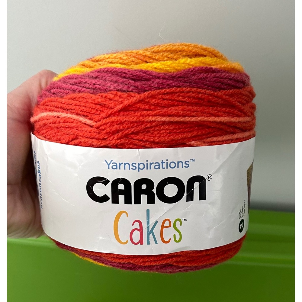 Caron Cakes Pumpkin Spice Yarn‎ 7.1oz 200g Medium 4 Wool Blend 383 Yards 294017
